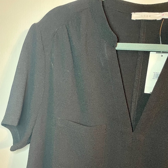 NWT Lush black crepe dress XL - Picture 13 of 16